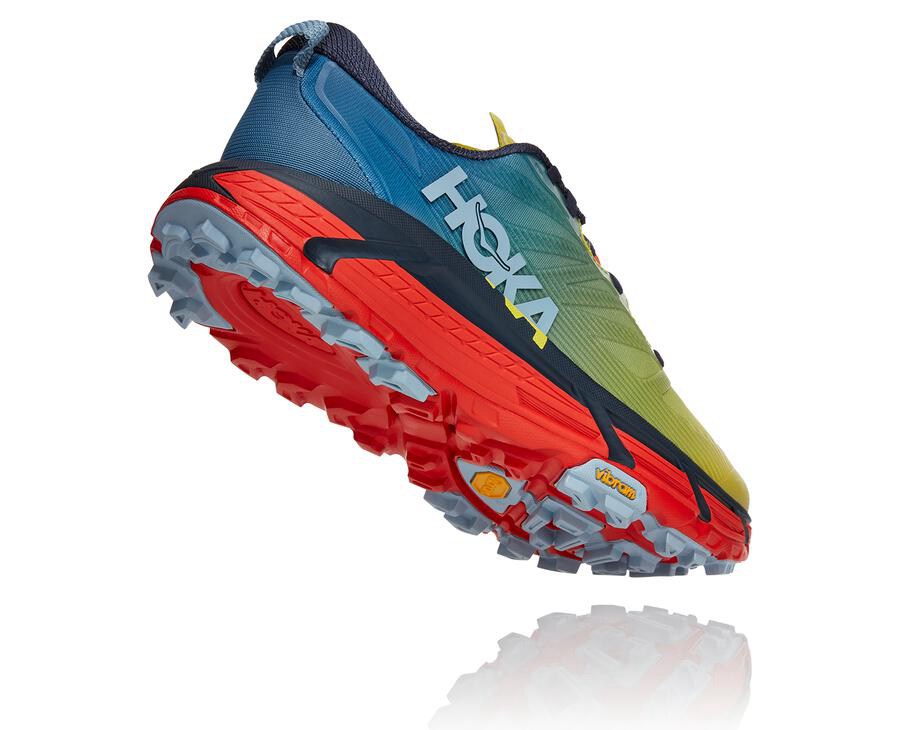 Tenis Hoka One One Trail Hombre Azules - Mafate Speed 3 - MVEW93724